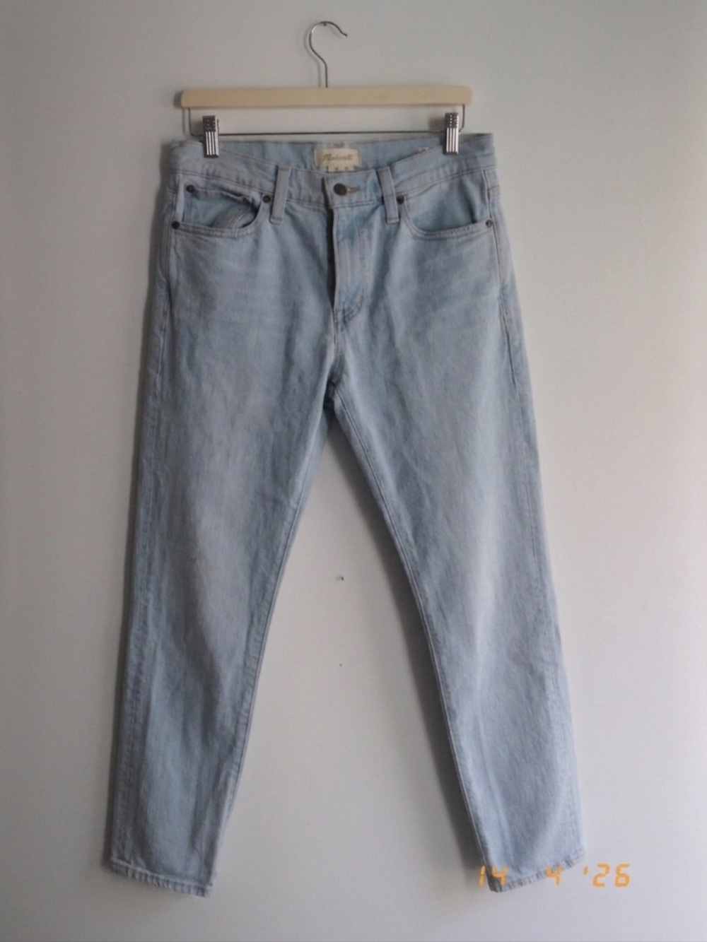 Madewell Light Wash Men's Jeans Slim Fit
